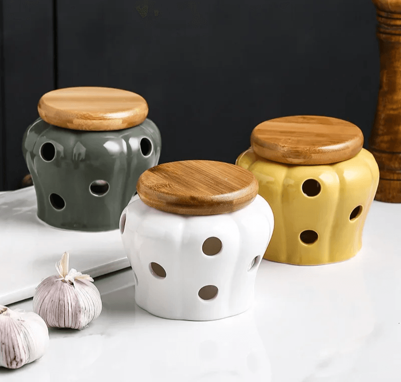 Ceramic Storage Jar - Vintage & Trendy