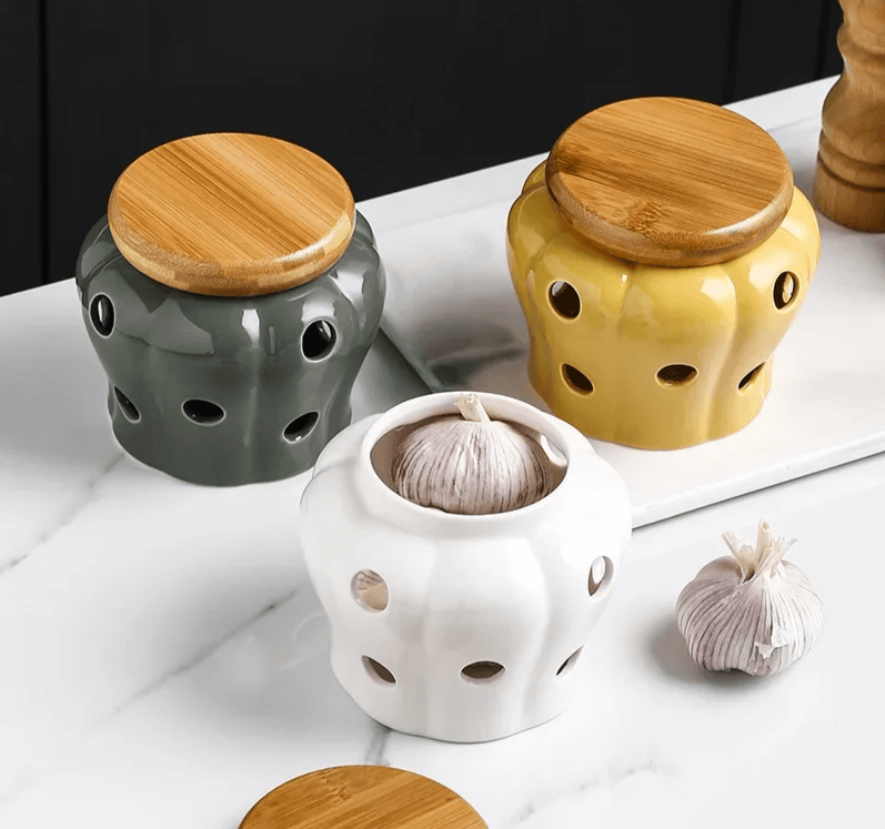 Ceramic Storage Jar - Vintage & Trendy