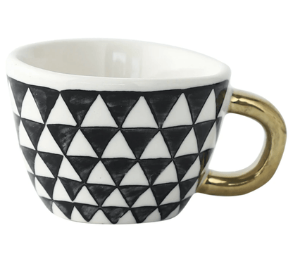 Ceramic Espresso Coffee Mug - Vintage & Trendy