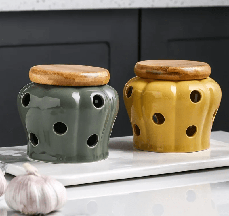 Ceramic Storage Jar - Vintage & Trendy