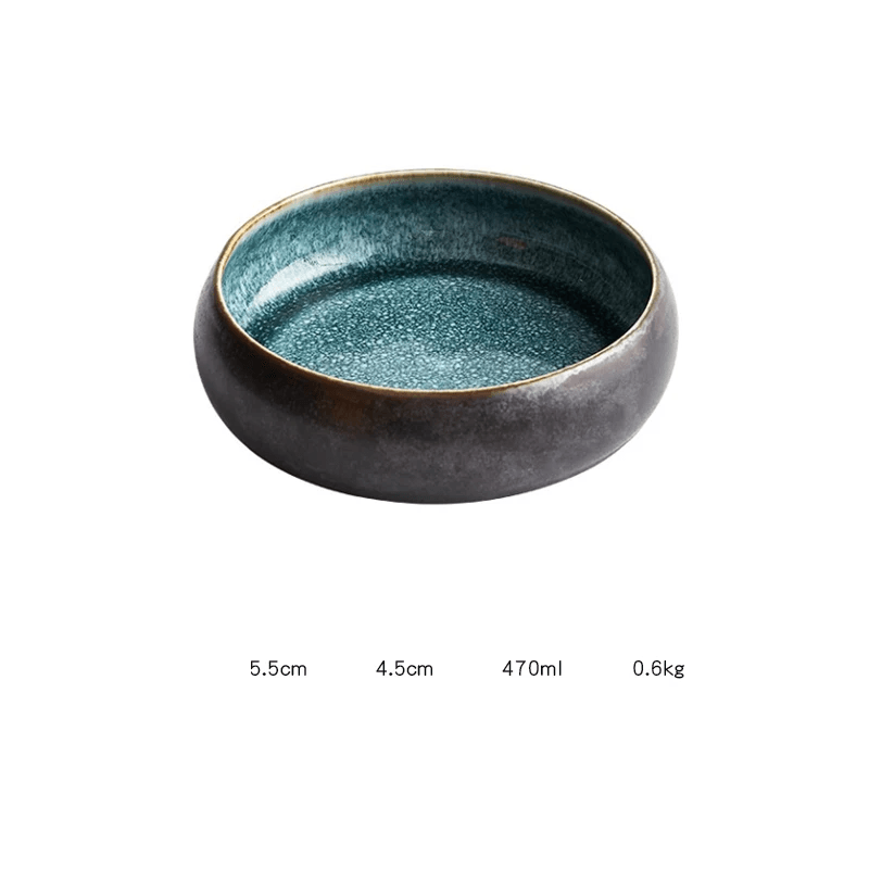 Japanese Ceramic Noodle Bowl - Vintage & Trendy