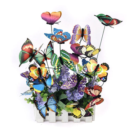 Whimsical Butterfly Garden Stakes Set - Vintage & Trendy