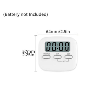 Digital Kitchen Timer with Countdown and Count-Up Function - Vintage & Trendy