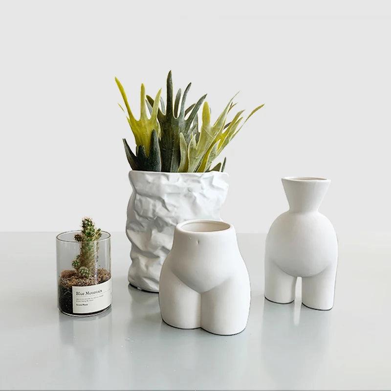 Nordic Wrinkled Paper Bag Vase - Vintage & Trendy