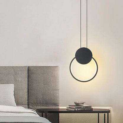 Geometric Glow Pendant: Modern Nordic Style - Vintage & Trendy