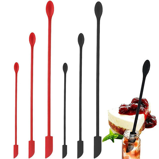 Mini Silicone Spatula Set - Multi-Purpose Kitchen and Makeup Utensils - Vintage & Trendy