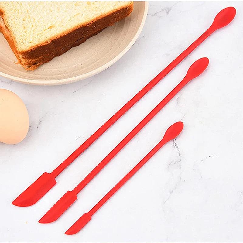 Mini Silicone Spatula Set - Multi-Purpose Kitchen and Makeup Utensils - Vintage & Trendy