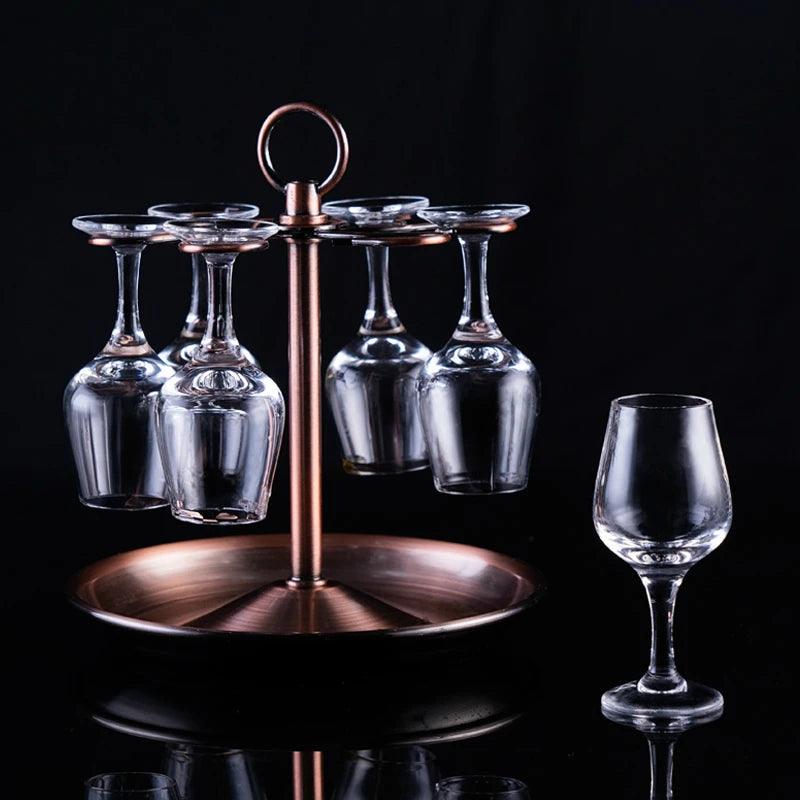 Crystal Tulip Goblet Shot Glass Set - Vintage & Trendy