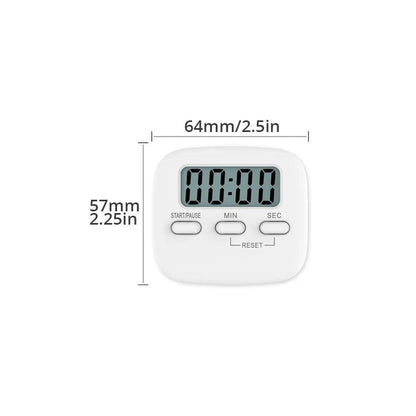 Digital Kitchen Timer with Countdown and Count-Up Function - Vintage & Trendy