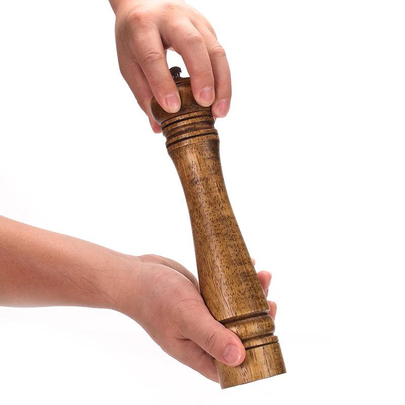 Wood Salt and Pepper Grinder with Adjustable Mills - Vintage & Trendy