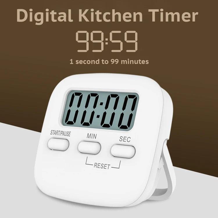 Digital Kitchen Timer with Countdown and Count-Up Function - Vintage & Trendy