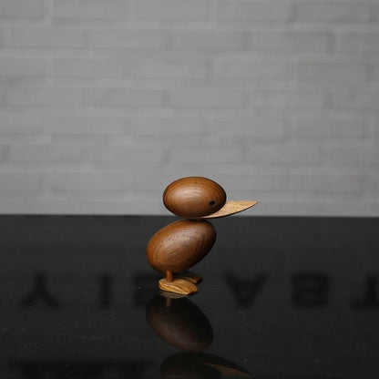 Duck Family Wood Figurines - Vintage & Trendy