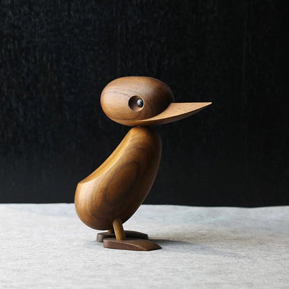 Duck Family Wood Figurines - Vintage & Trendy