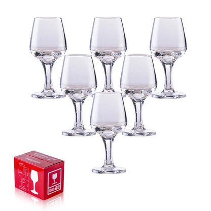 Crystal Tulip Goblet Shot Glass Set - Vintage & Trendy