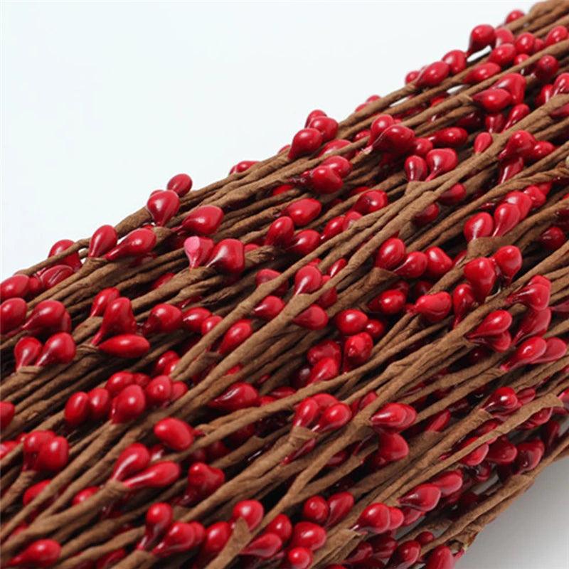 Autumn Rattan Garland with Berries - Vintage & Trendy