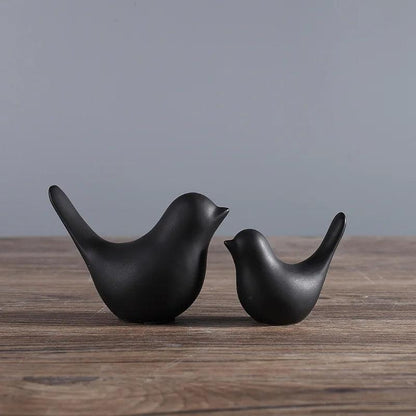 Harmony Avian Elegance Ceramic Sculptures - Vintage & Trendy