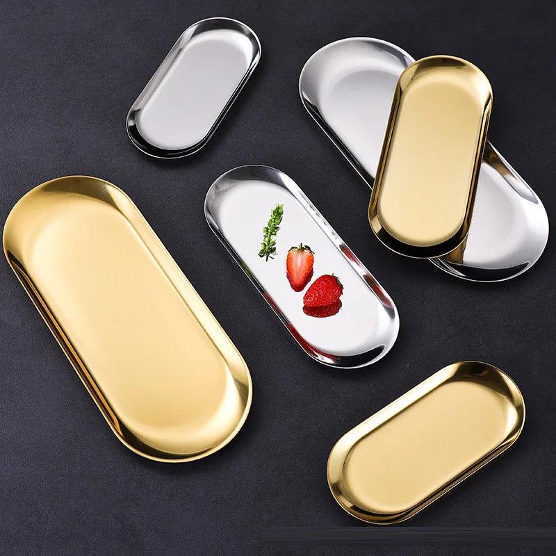 Stainless Steel Tray - Vintage & Trendy