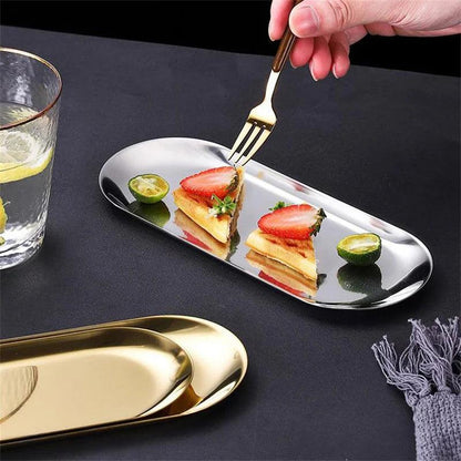 Stainless Steel Tray - Vintage & Trendy