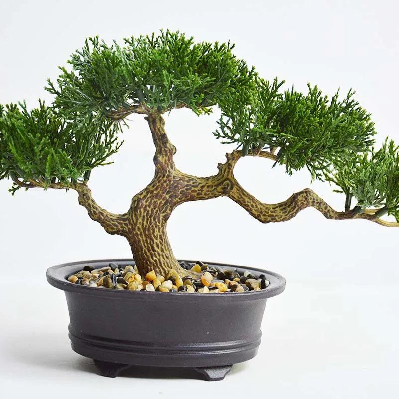 Simulation Plants Pine Needles Bonsai - Vintage & Trendy