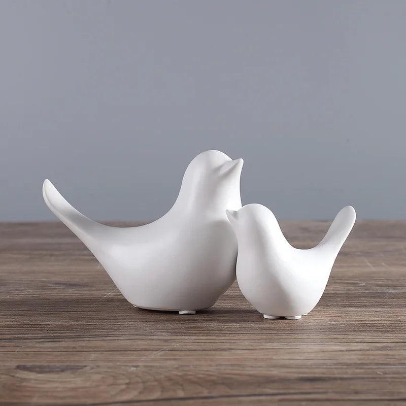 Harmony Avian Elegance Ceramic Sculptures - Vintage & Trendy