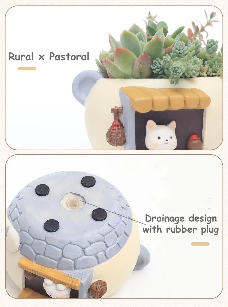 Creative Animal Planters - Vintage & Trendy