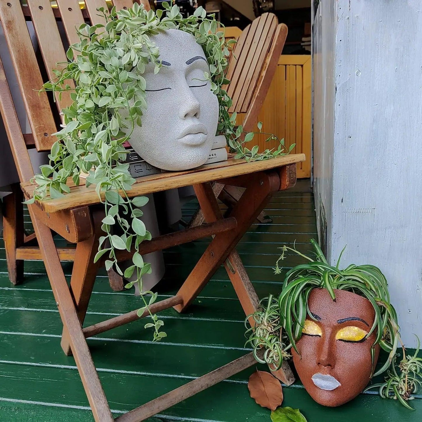 Artistic Face Wall Planter - Vintage & Trendy