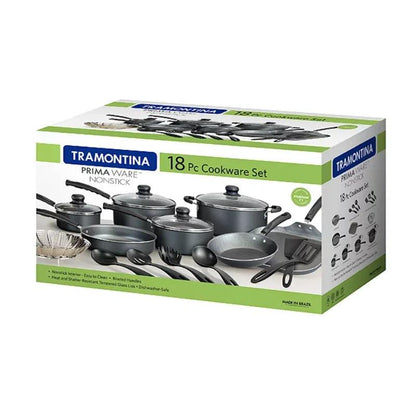 Tramontina PrimaWare 18-Piece Nonstick Cookware Set - Vintage & Trendy