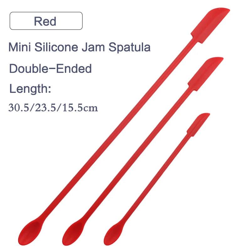 Mini Silicone Spatula Set - Multi-Purpose Kitchen and Makeup Utensils - Vintage & Trendy