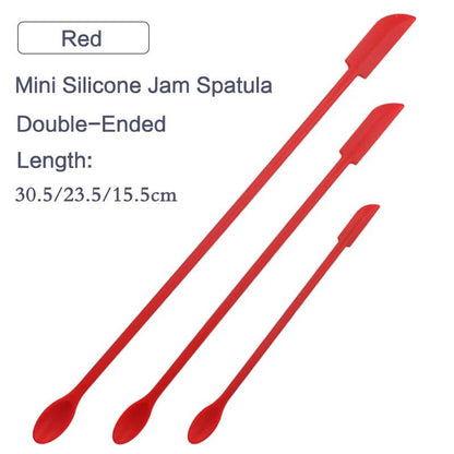 Mini Silicone Spatula Set - Multi-Purpose Kitchen and Makeup Utensils - Vintage & Trendy