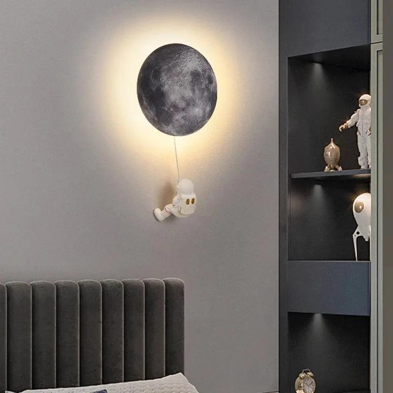 Moon Creativity LED Wall Lamp - Vintage & Trendy