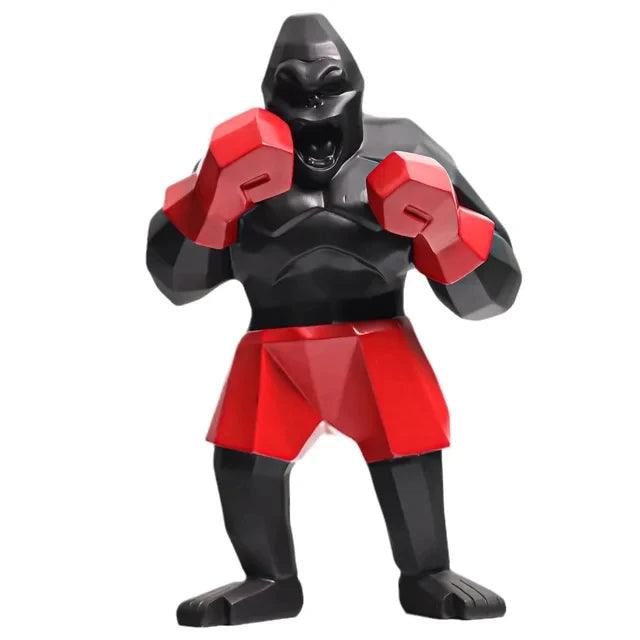 Creative Boxing King Kong Sculpture - Vintage & Trendy