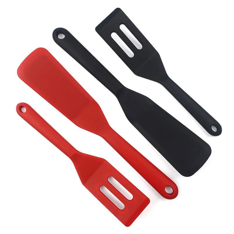 2 Pieces Silicone Brownie Serving Spatula Flexible Nonstick Serve Turner Cookie - Vintage & Trendy