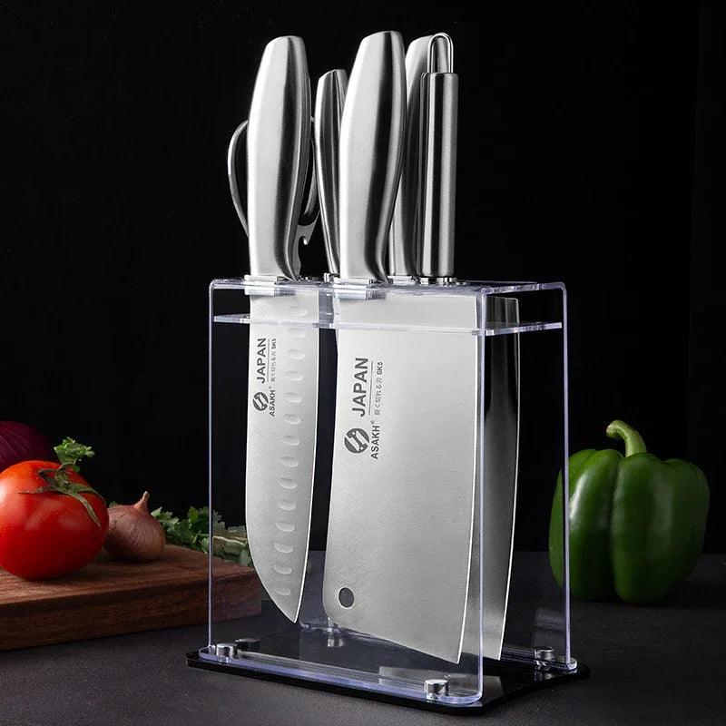 Elysian Harmony Professional Japanese Kitchen Chef Knife Set - Vintage & Trendy