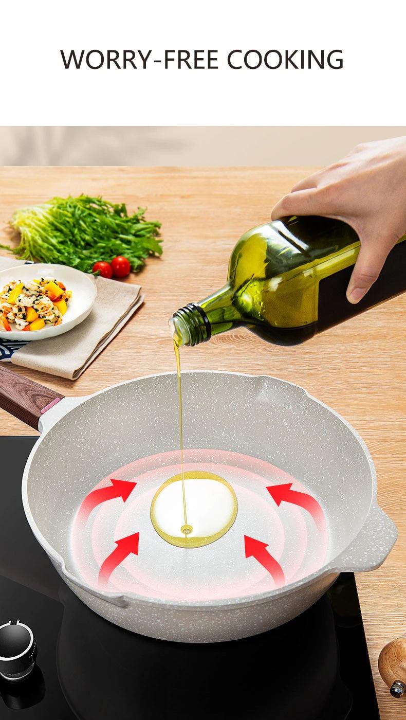 Culinary Marvel Non-Stick Multifunctional Pan - Vintage & Trendy