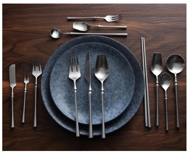 Olevo Vintage Stainless Steel Cutlery - Vintage & Trendy