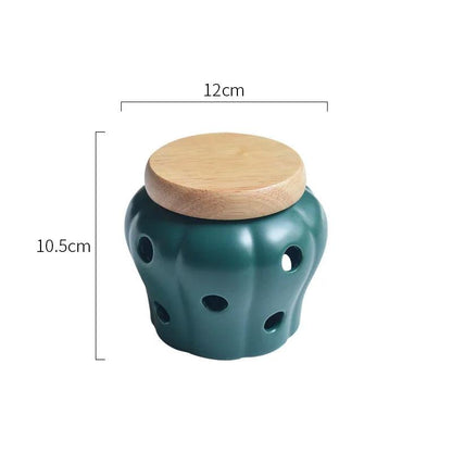 Ceramic Storage Jar - Vintage & Trendy