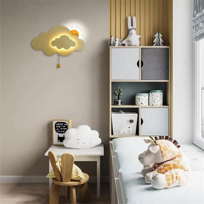 Cute Cloud and Star Design Wall Light - Vintage & Trendy