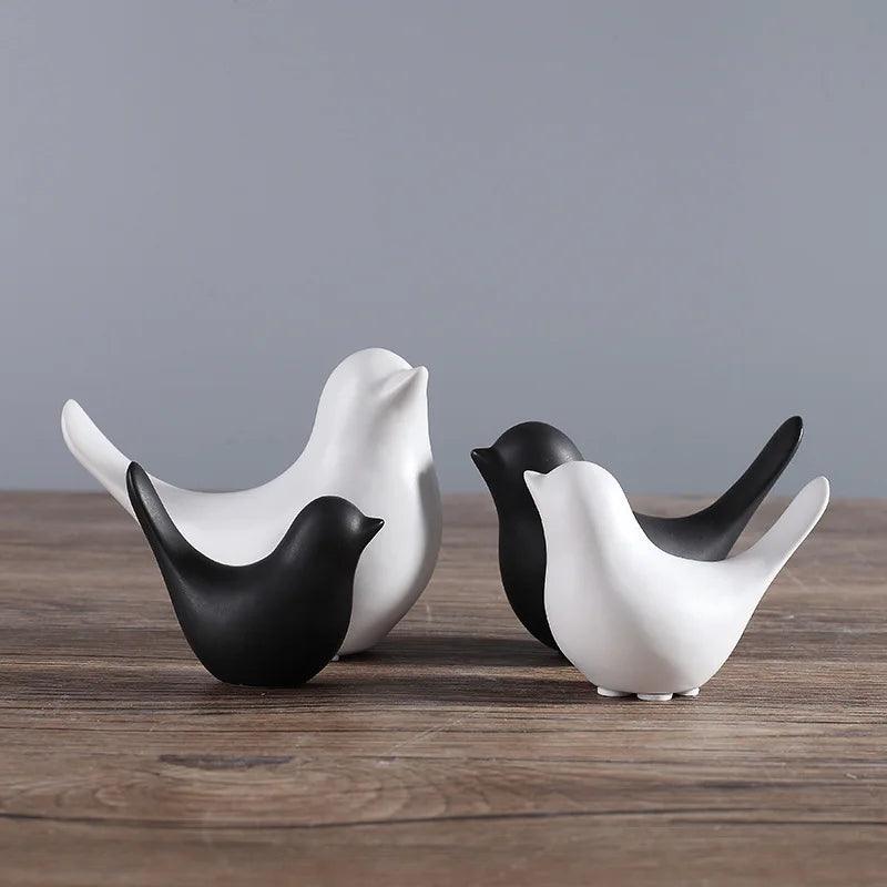 Harmony Avian Elegance Ceramic Sculptures - Vintage & Trendy