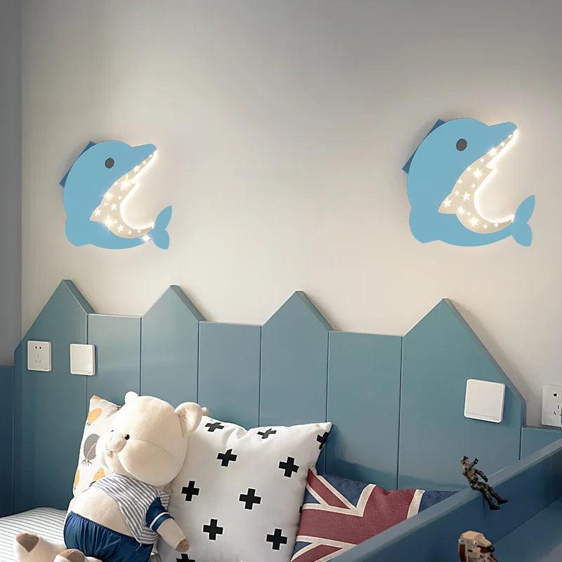 Playful Glow Kids' Wall Lamp - Vintage & Trendy