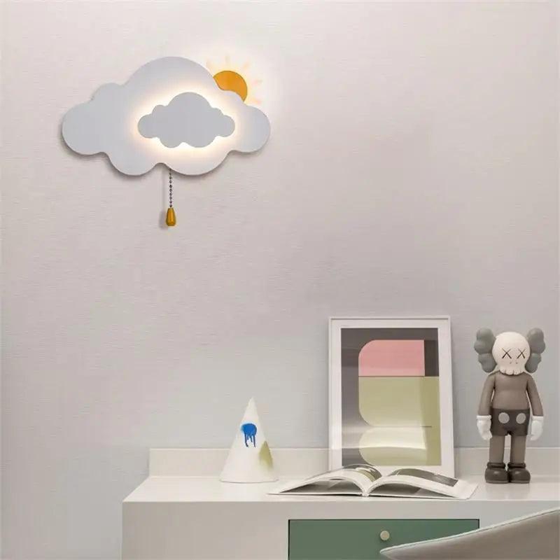 Cute Cloud and Star Design Wall Light - Vintage & Trendy