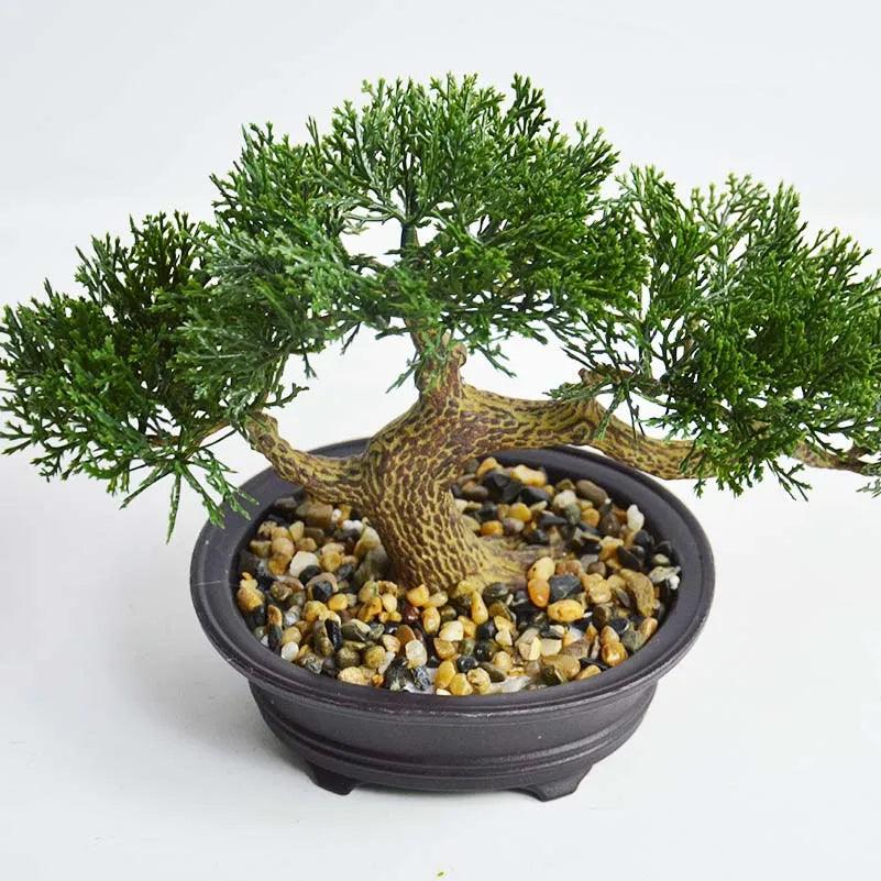 Simulation Plants Pine Needles Bonsai - Vintage & Trendy