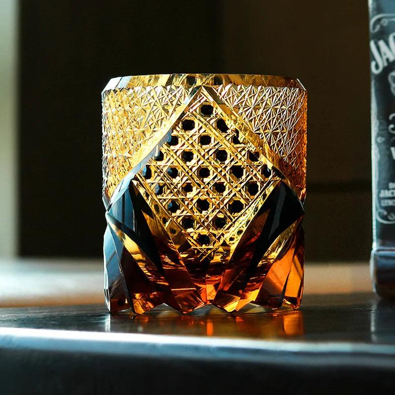 Amber Gem Whiskey Glass - Vintage & Trendy