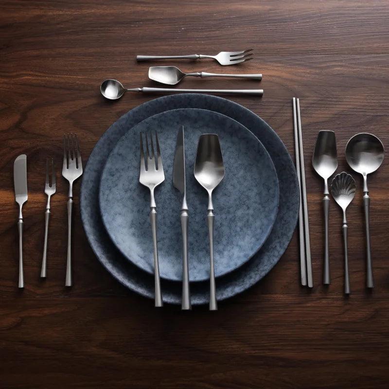 Olevo Vintage Stainless Steel Cutlery - Vintage & Trendy