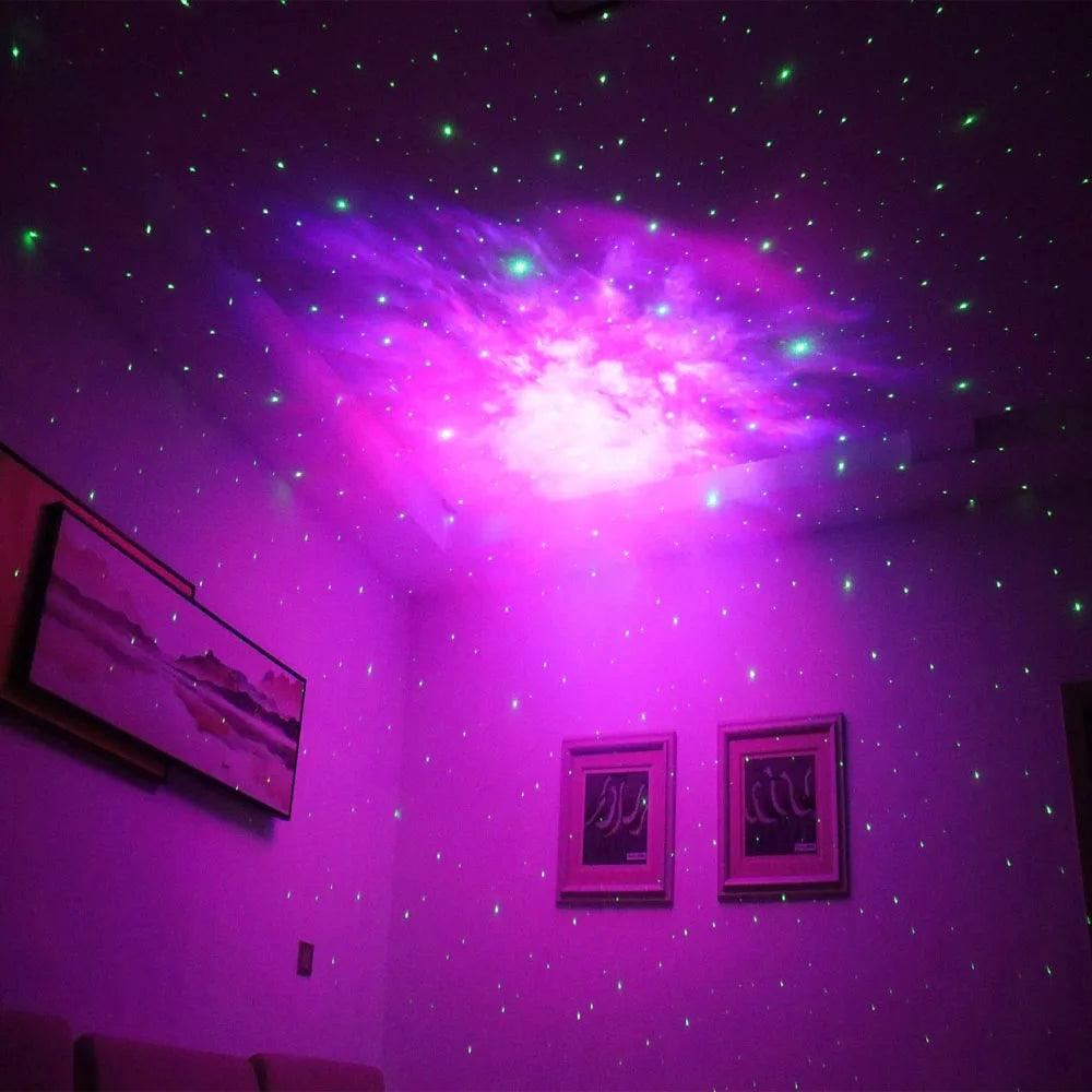 Galaxy Star Projection LED Night Light - Nebula Atmospheric Projector - Vintage & Trendy