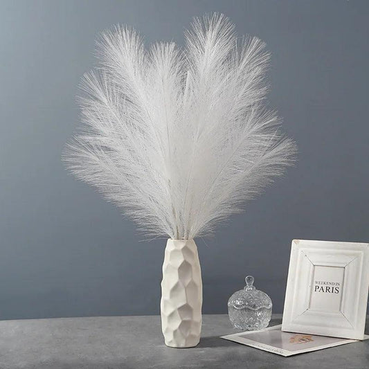 7-Fork Imitation Reed Pampas Grass - Vintage & Trendy