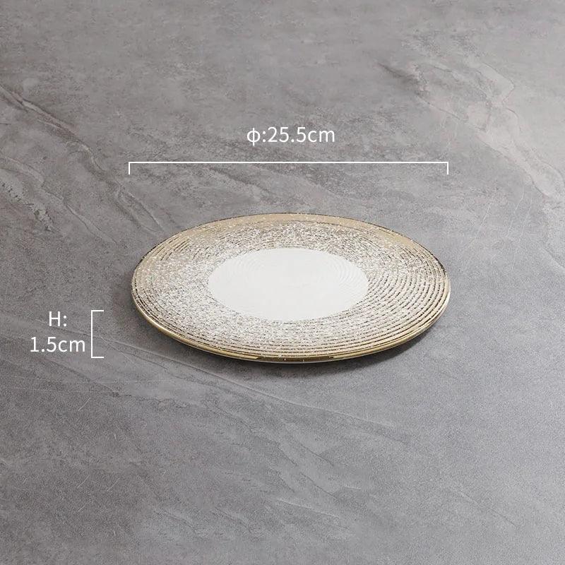 Ceramic Dinner Plate - Vintage & Trendy