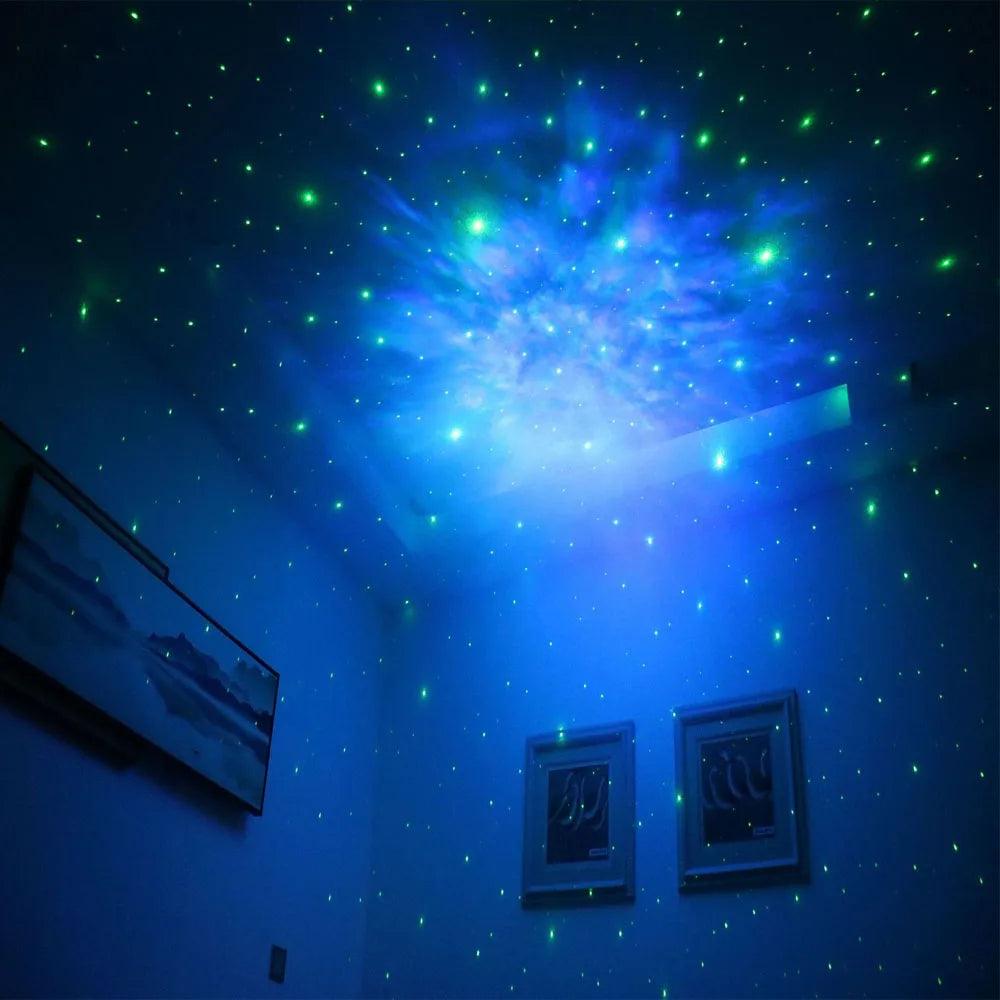 Galaxy Star Projection LED Night Light - Nebula Atmospheric Projector - Vintage & Trendy