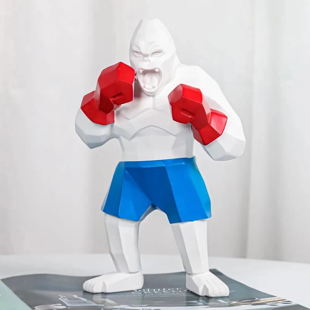 Creative Boxing King Kong Sculpture - Vintage & Trendy