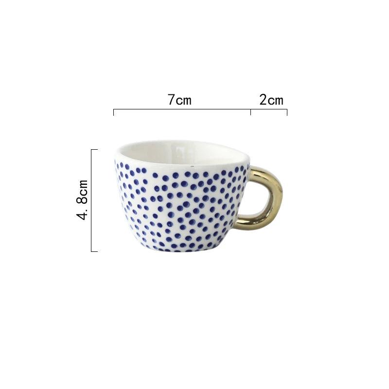 Ceramic Espresso Coffee Mug - Vintage & Trendy