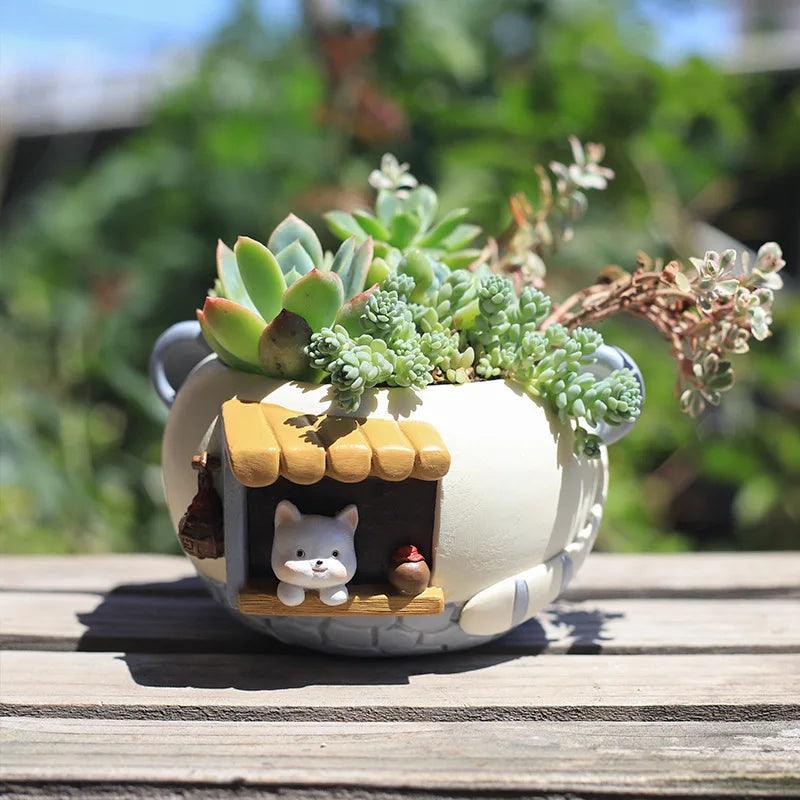 Creative Animal Planters - Vintage & Trendy